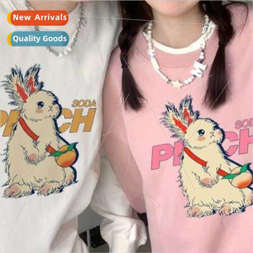 Autumn winter 2023  round neck shirt sweater couple cartoon