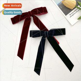 ribbon hair fragrant velvet wind small bow female New clips