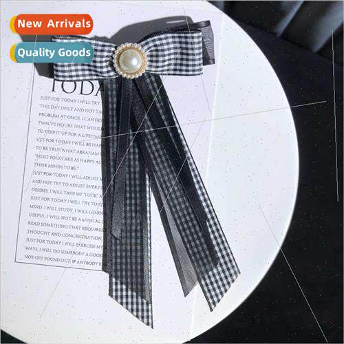 Alloy pearl bachelor dress shirt bow tie female wind lace co