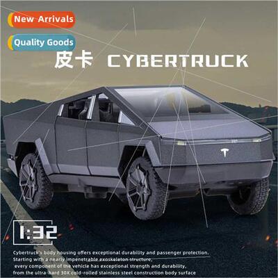 1:32 Tesla cyberpunk pickup simulation boomerang alloy car m