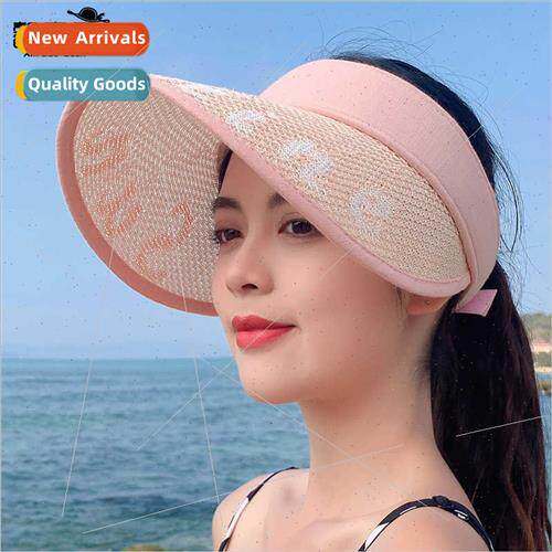 8060 outdoor straw hat female summer sunscreen sun hat Korea