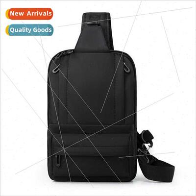 Men chest bag shoulder crossbody chest bag simple leisure li
