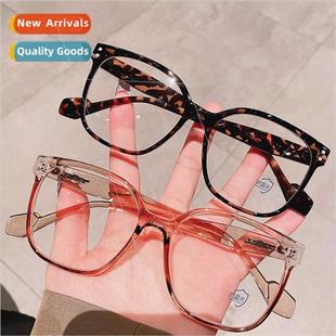 light eyeglasses anti equipped can blue female Ins frame