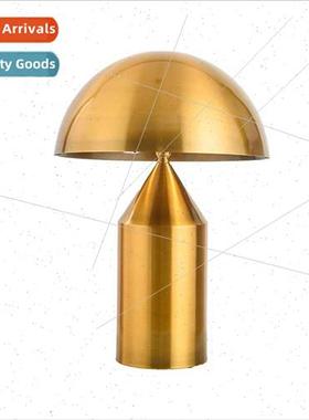 Modern minimalist whe black gold bedroom bedside table lamp