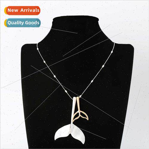 Europe new necklace mermaid tail popular jewelry sweater cha