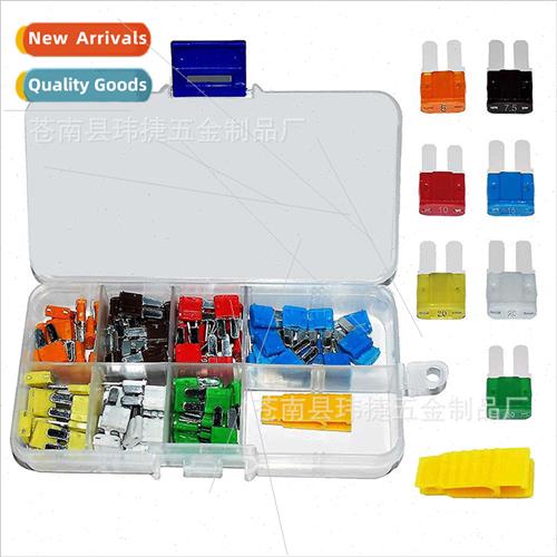 70pcs Auto Small Long Foot Plug-in Fuse 5A-30A Boxed Car Zin