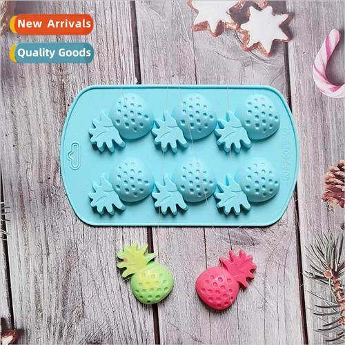 6 small pineapples 626 chocolate silicone molds cake pudding