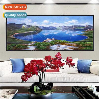 Diamond painting new DIY mountains wild lakes scenery full r