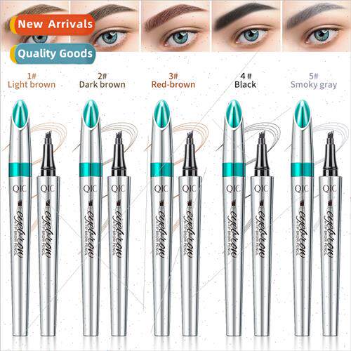 Multifunctional Toothbrush 4 Head  Eyebrow Pencil Pigmen
