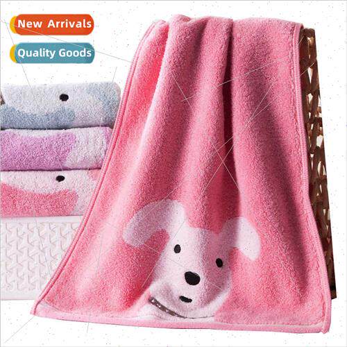 Cotton untwisted cartoon soft face towel 72*34 cotton towel
