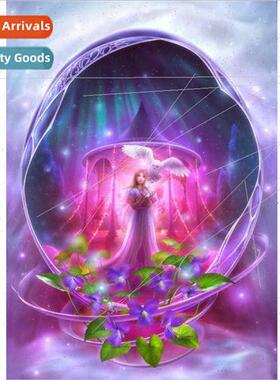 New hand-applied diamond full diamond living room plant deco