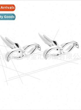 Skeleton Bearded Men Metal Cufflinks Christmas Cufflinks Bea