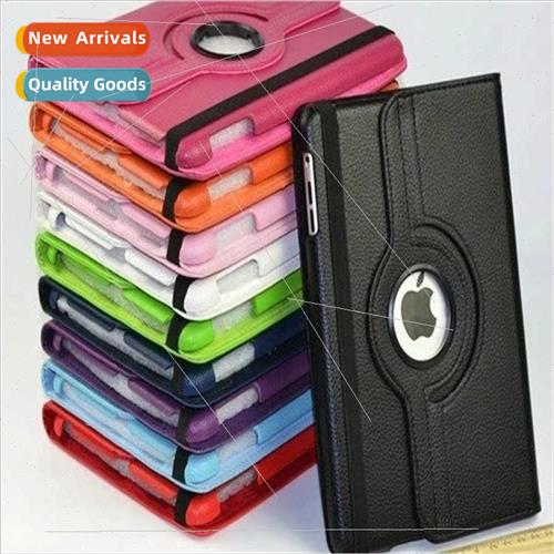 适用iPad10.2 lychee grain rotating 2021PRO12.9 protection ai