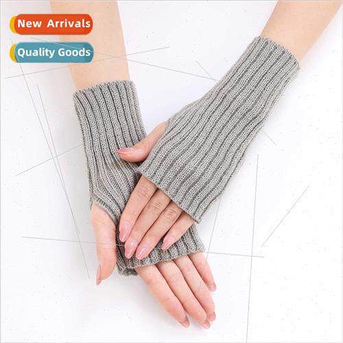 20 long thick stripes short fashion gloves autumn winter new