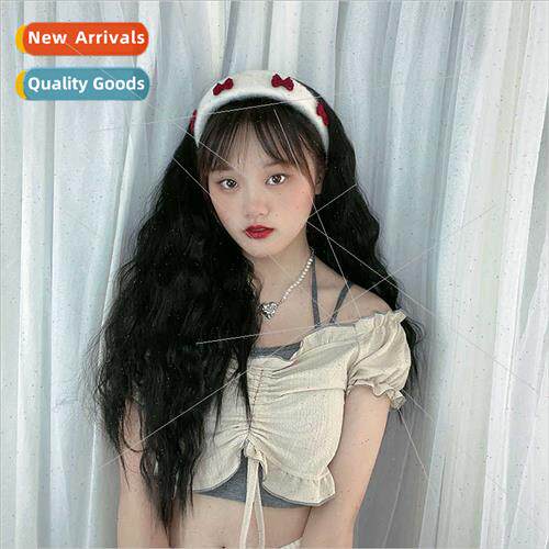 U-shaped half head cover corn hot wig female retro hair band
