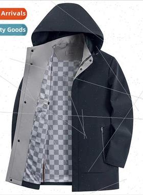 Removable cap high-end men windbreaker spring fall new busin