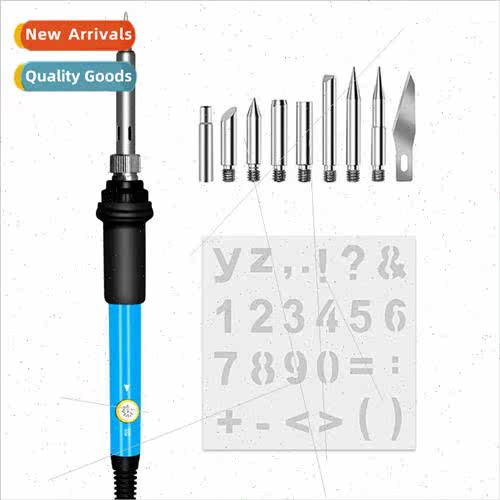 9pcs 60W Adjustable Soldering Iron Set Engraving Soldering P