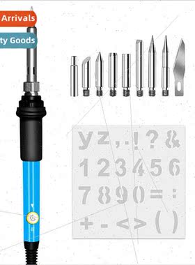 9pcs 60W Adjustable Soldering Iron Set Engraving Soldering P