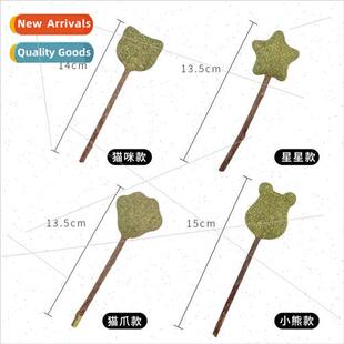 Cat toys catnip lollipop teething stick teasing cat stick te