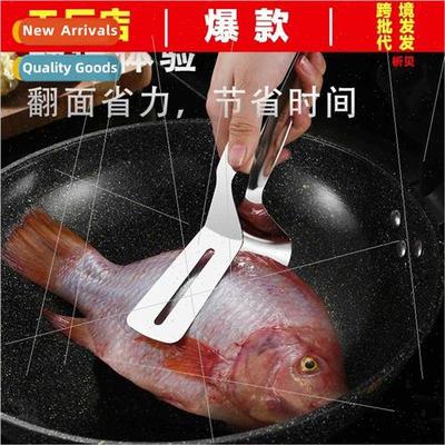 Stainless steel frying clip spatula frying fish clip multifu