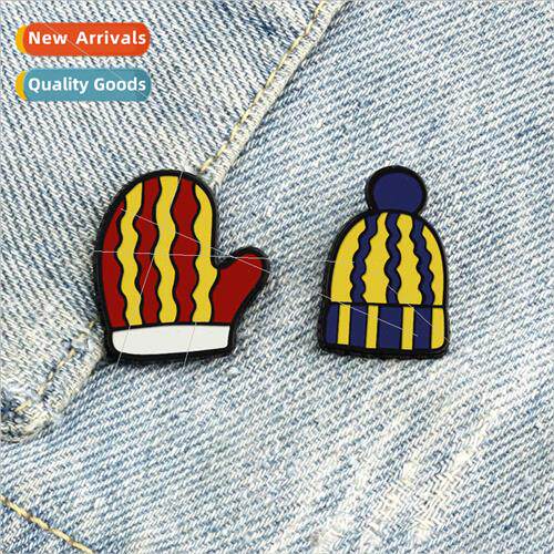 New creative cartoon alternative fun brooch cute knting seri