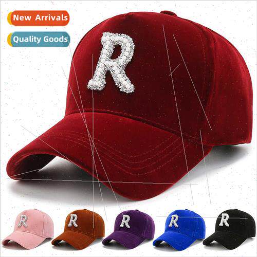 Hat female fall winter Korean  velvet baseball cap men women