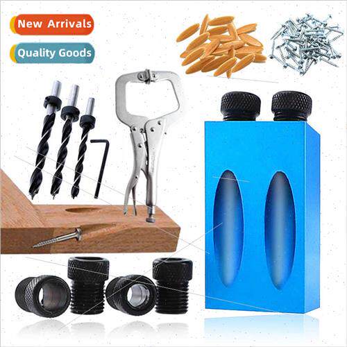 Woodworking Slant Hole Posioner Hole Punch Locator Aluminum