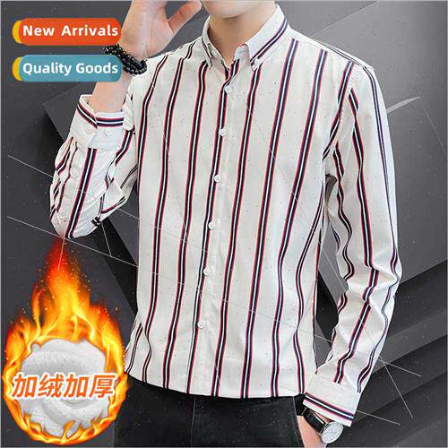 Shirt men urban men padded casual shirt light business young