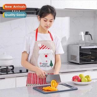 Apron Creative Kchen Santa Sleeveless nen Cleaning Sle Claus