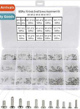 800pcs cross round head screws set pan head machine screws c