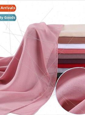 New solid color breathable hundred compose velvet chiffon lo