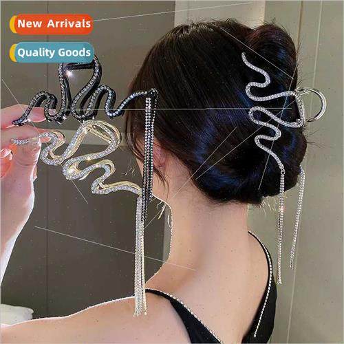 Tassel grab clip female senior sense oversized hair volume m