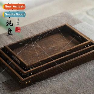 solid wooden wood incense cere Tea tea tray