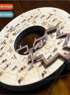 Wooden Melody Tool Circle Fifths Round Wooden Wheel Music Ed