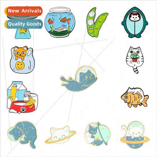 Cartoon alien cat pea universe star shape small animal cute
