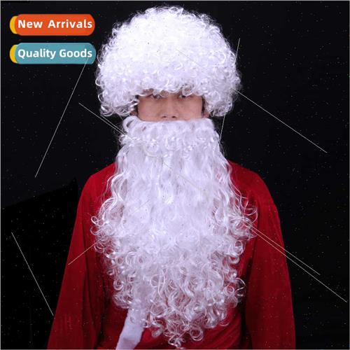 Christmas Old Man Whe Beard Whe Hair Old Grandpa Beard Wig R