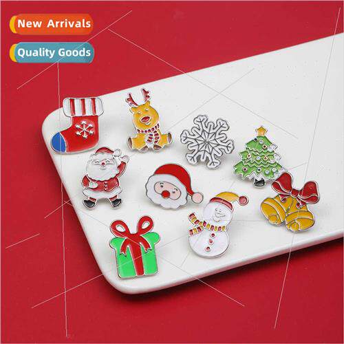 Japan girl Christmas brooch ins badge cartoon collar metal p