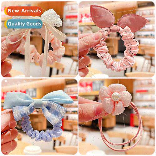 Children leather belastic good girls rubber bhair bheaddress
