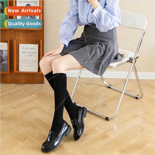 Socks women autumn winter stockings pure color double needle