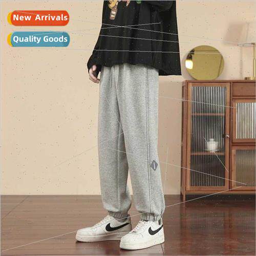Sweatpants drawstring pants men spring autumn stereo waist l