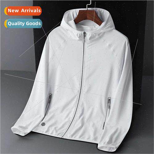 Outdoor new 2023 sunscreen couple summer UV ice silk breatha