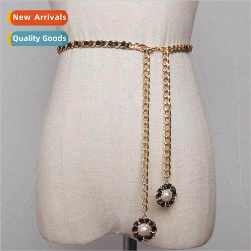 Belt Women Chain Decoration Su ins Dresses Sub Sweater Hundr