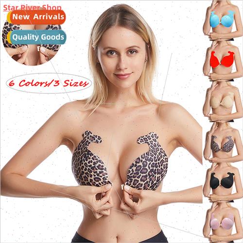 Womens licone Invisible Bra Push Up Dolphin Breast