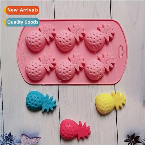 6-connected small pineapple 626 pudding chocolate silicone m