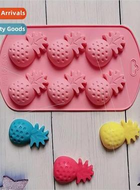 6-connected small pineapple 626 pudding chocolate silicone m