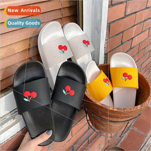 2022 new cute girl heart slippers female summer indoor outdo