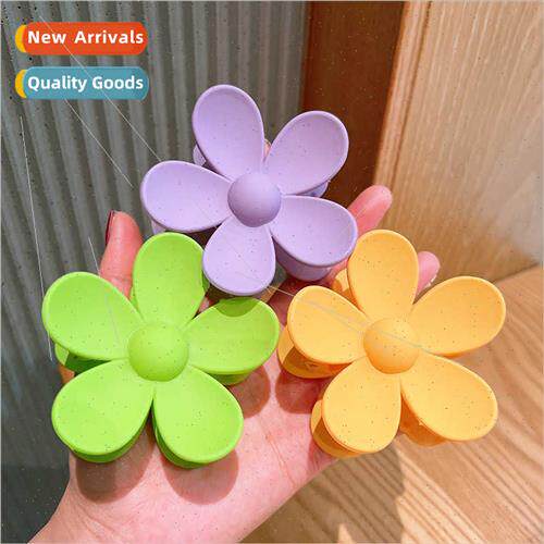 Flower Grab Clip ins Girls Hair Card Plate Hair Clip Back He