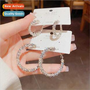 Vintage Earrings Metal lver Female Broken Europe