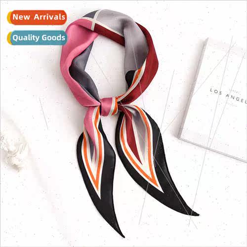 Sunscreen silk scarf female spring autumn new simulation sil