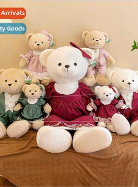 Love la bear plush toys couple teddy bear doll medium hair d